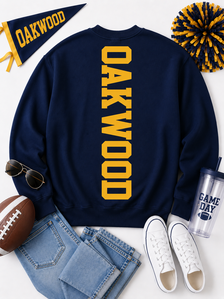 CUSTOM CENTER BIG BACK SWEATSHIRT