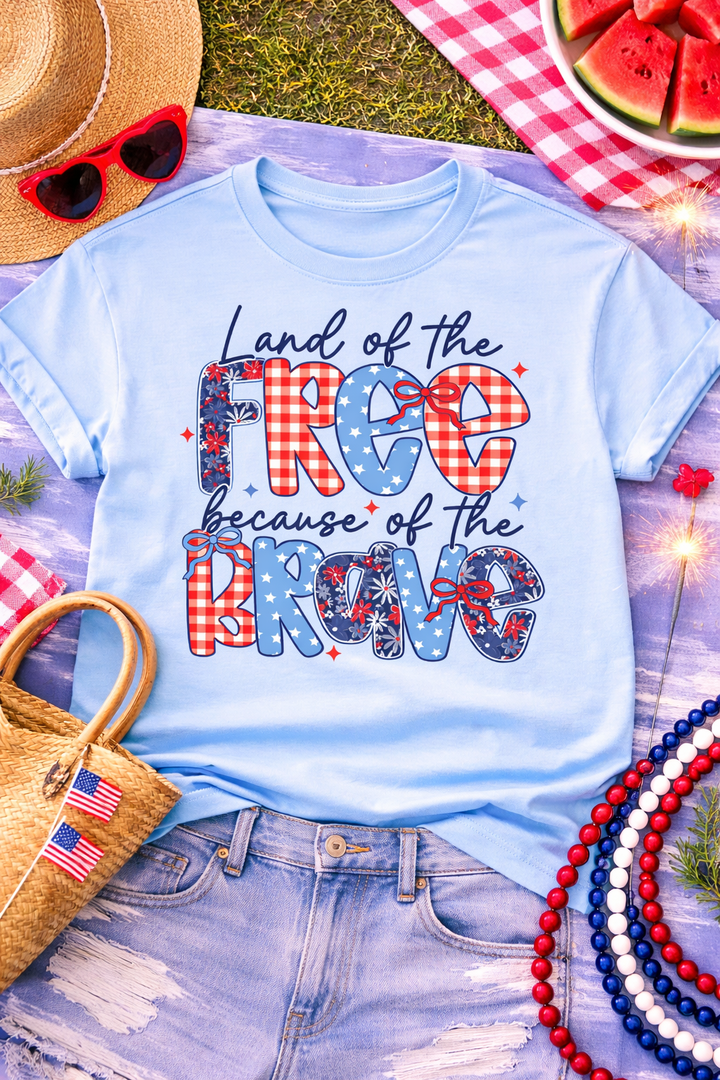 Land of the Free Graphic Tee or Sweatshirt