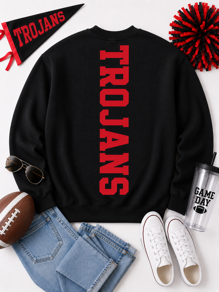 CUSTOM CENTER BIG BACK SWEATSHIRT