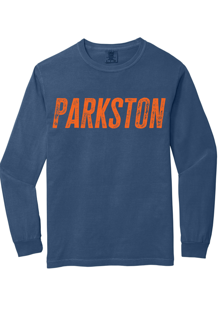 Parkston Trojans Comfort Colors Long Sleeve Tee