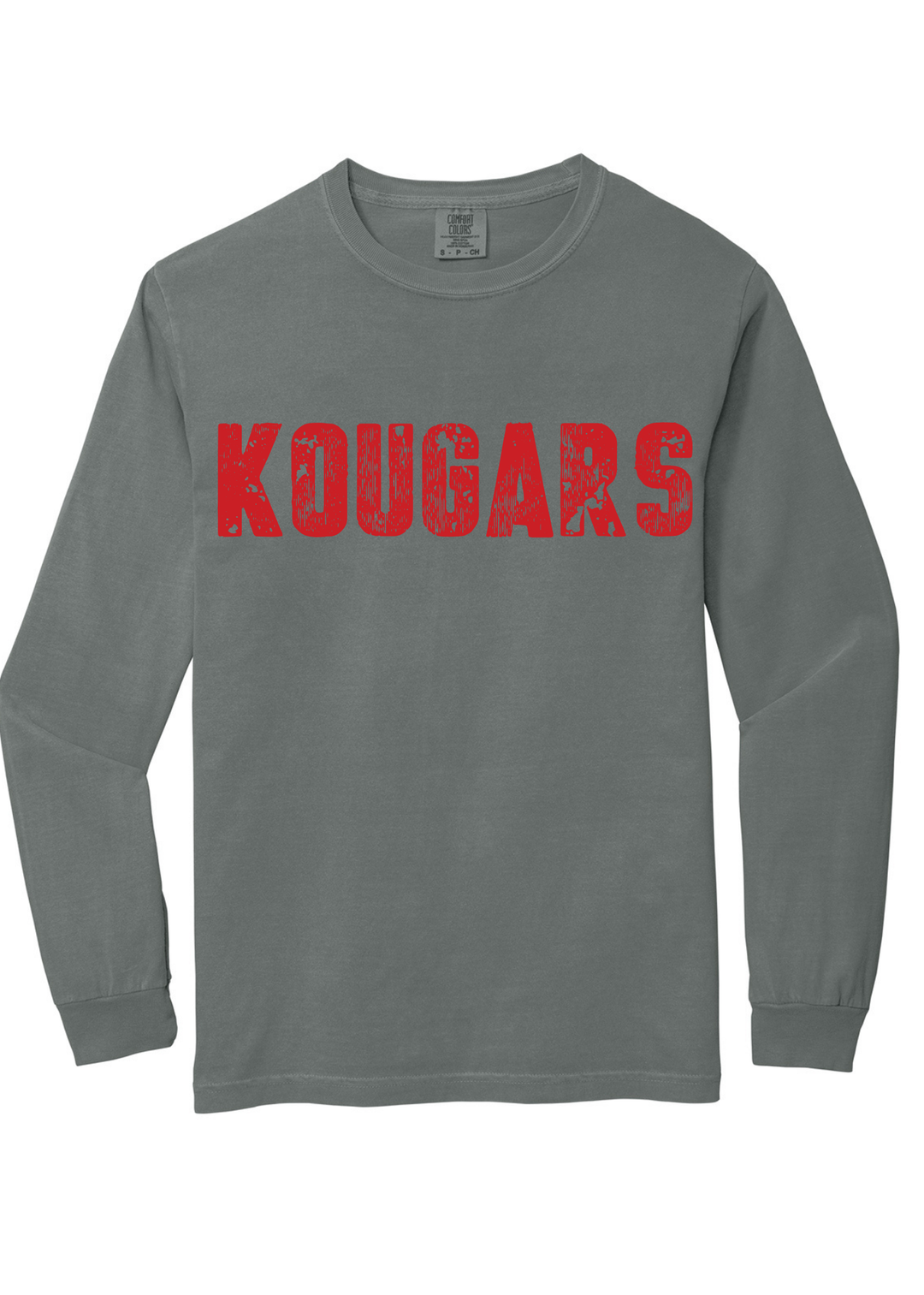 Kankakee Valley Kougars Comfort Colors Long Sleeve Tee