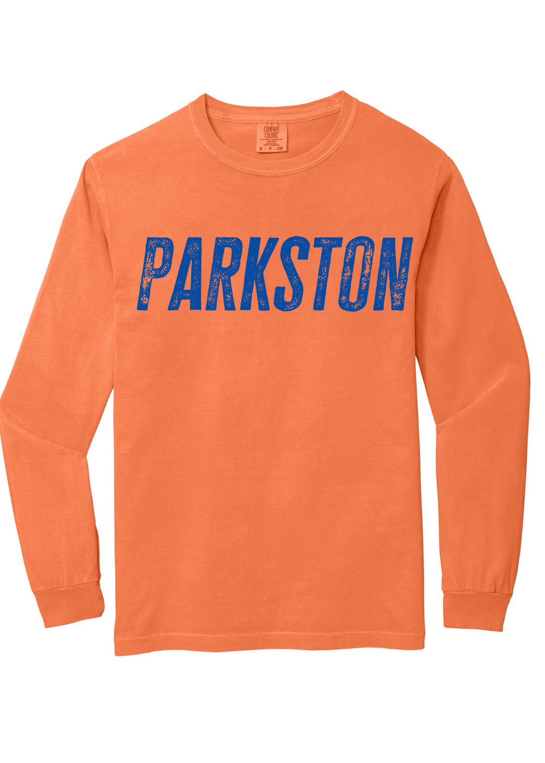 Parkston Trojans Comfort Colors Long Sleeve Tee