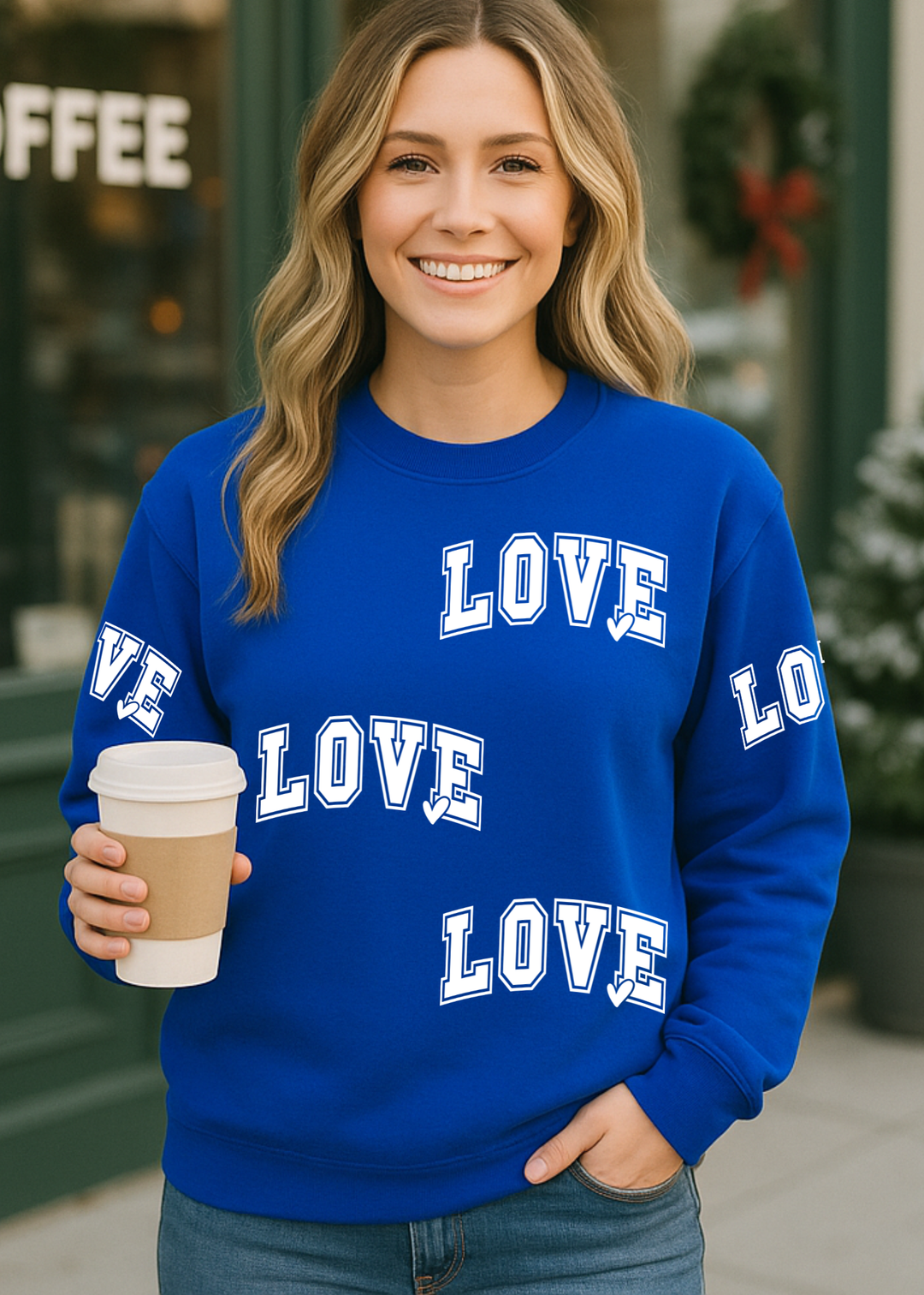 Love All Over Graphic Tee or Sweatshirt