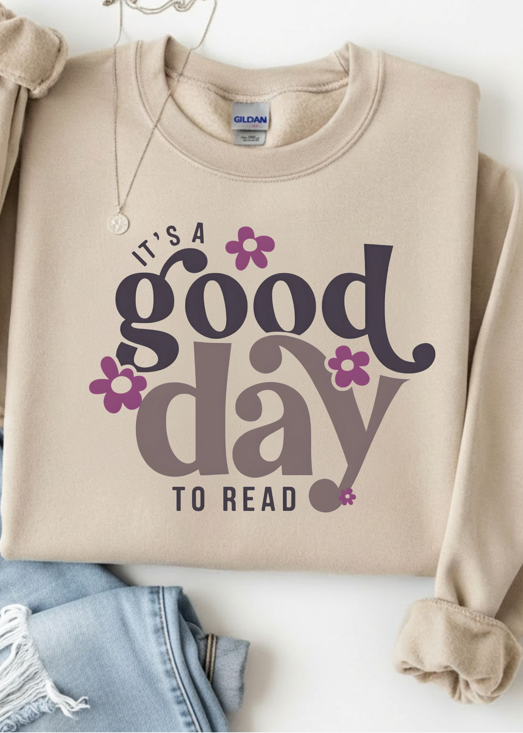 Good Day to Read Graphic Tee or Pullover - Made to Order
