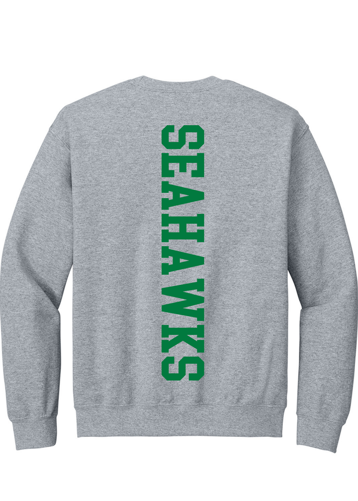 Atlantic Shores Christian Solid Center Back Crewneck