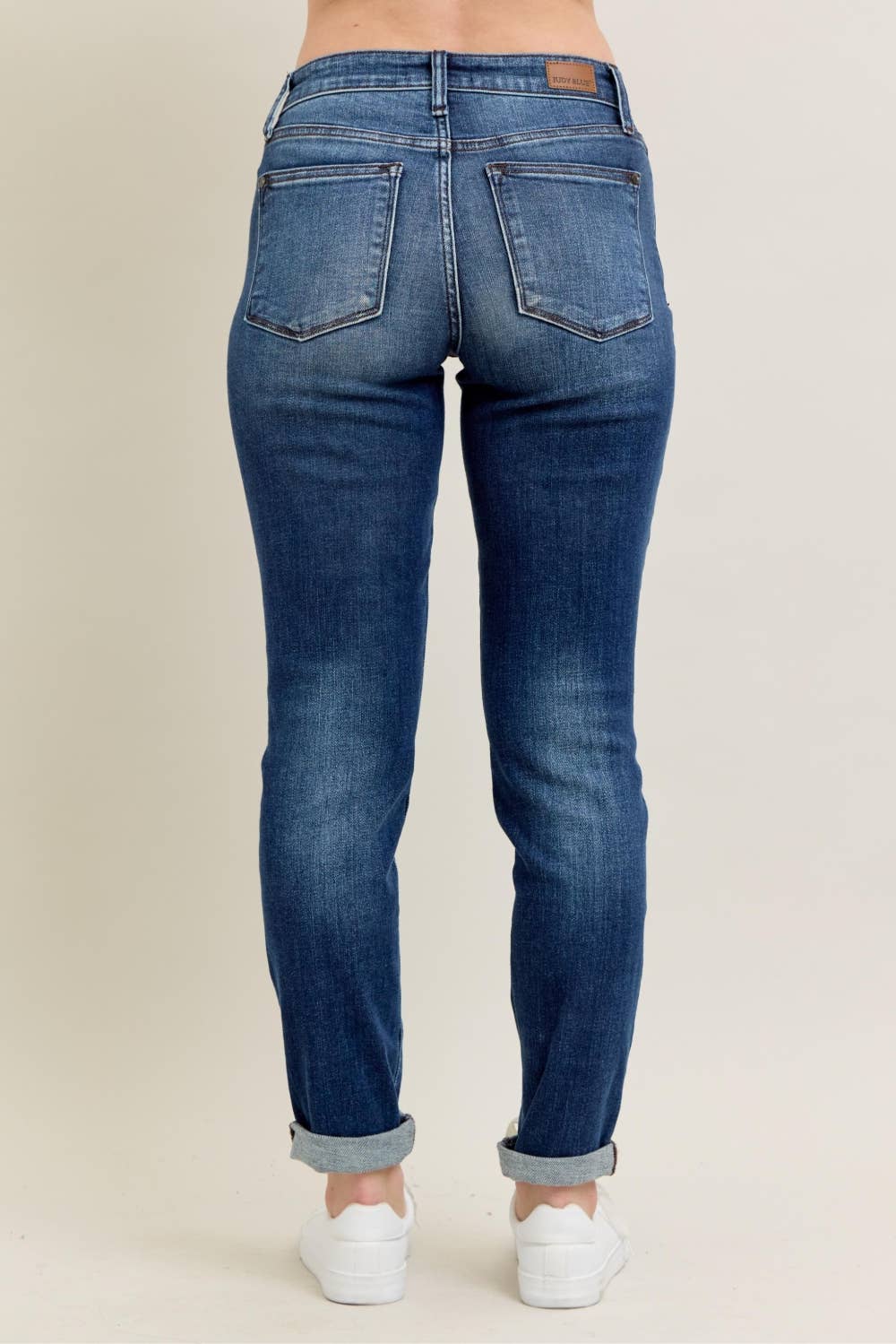 Judy Blue - JB82428 Mid Rise CORE Cuffed Slim Fit