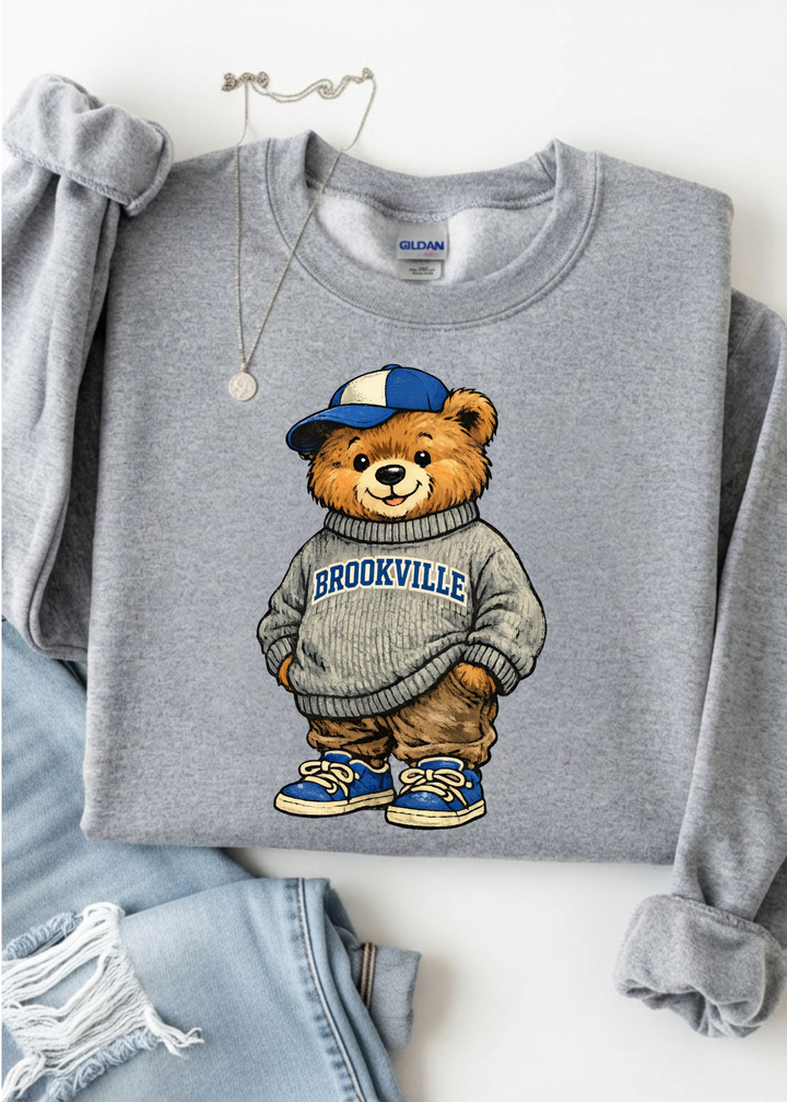 Vintage Brookville Bear Graphic Tee or Sweatshirt