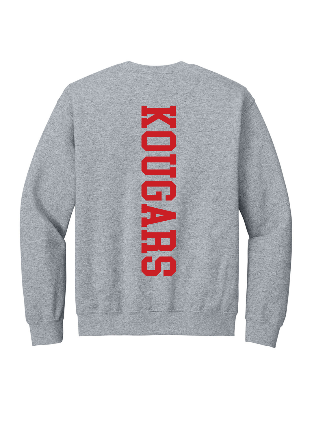 Kankakee Valley Kougars Solid Center Back  Crewneck