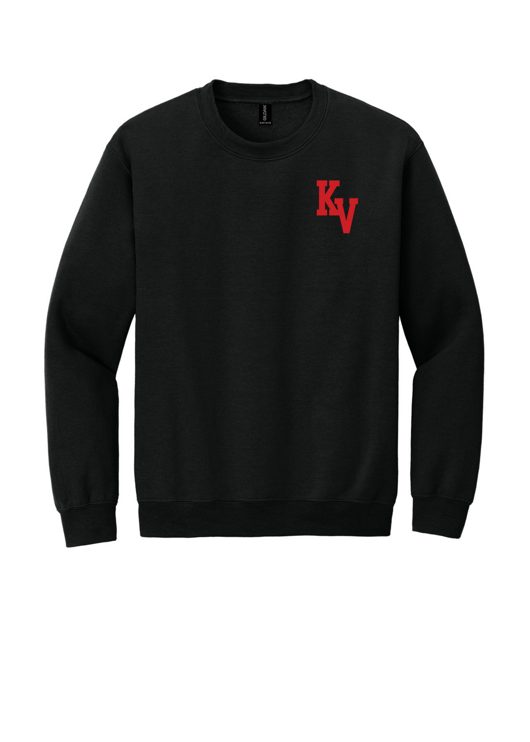 Kankakee Valley Kougars Solid Center Back  Crewneck