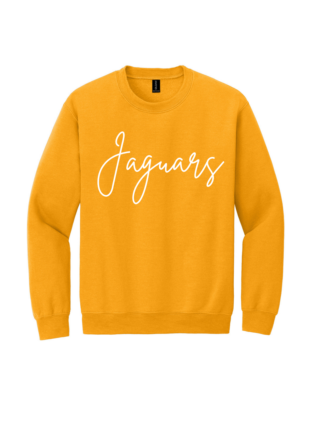 YOUTH "Jaguars" Gildan Cursive Crewneck Sweatshirt