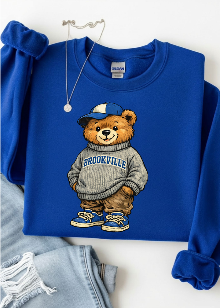 Vintage Brookville Bear Graphic Tee or Sweatshirt