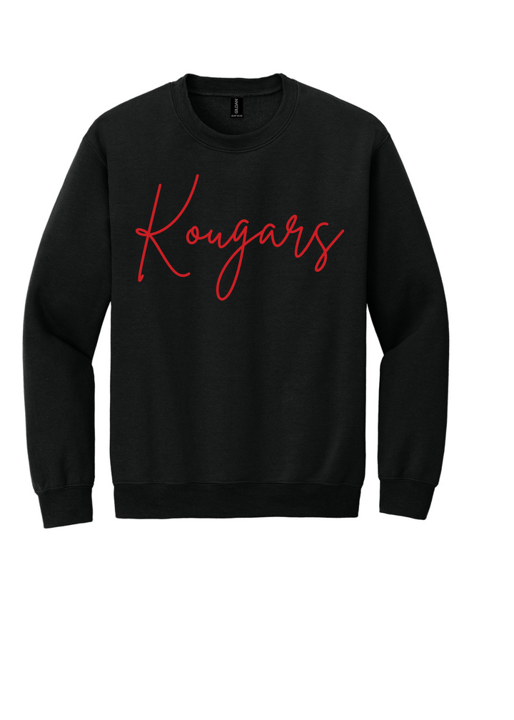 Kankakee Valley Kougars Cursive Crewneck
