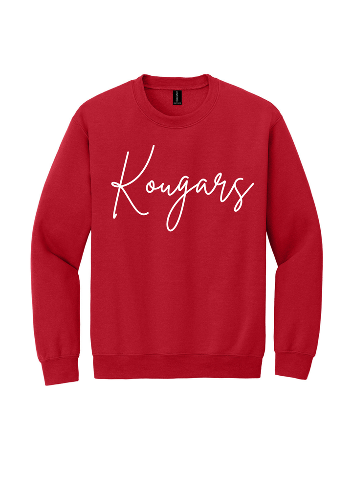 Kankakee Valley Kougars Cursive Crewneck