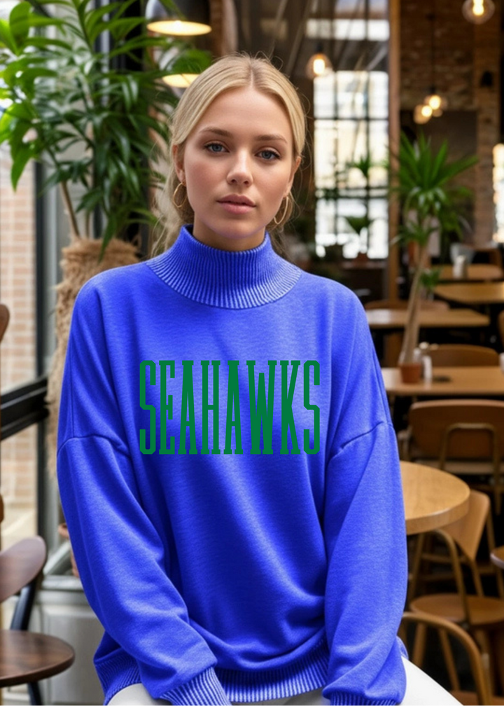 Seahawks Mockneck Sweatshirt