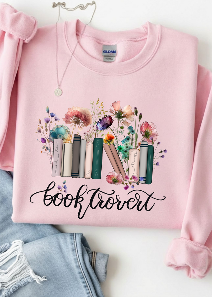 New Booktrovert Graphic Tee or Pullover - Made to Order
