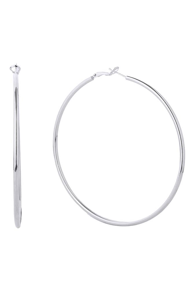 14K Gold Dipped Omega Closure Hoop: Gold / 4cm