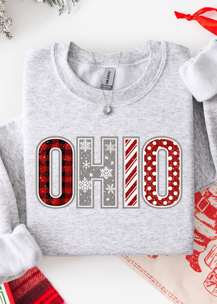 ✨BEST SELLER ✨ FESTIVE OHIO GRAPHIC TEE OR SWEATSHIRT