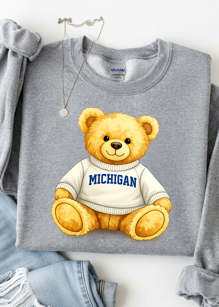 Michigan Bears Graphic Tee or Sweatshirt
