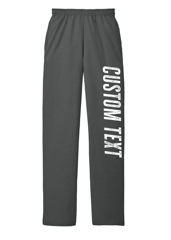 WIDELEG SWEATPANTS WITH CUSTOM TEXT