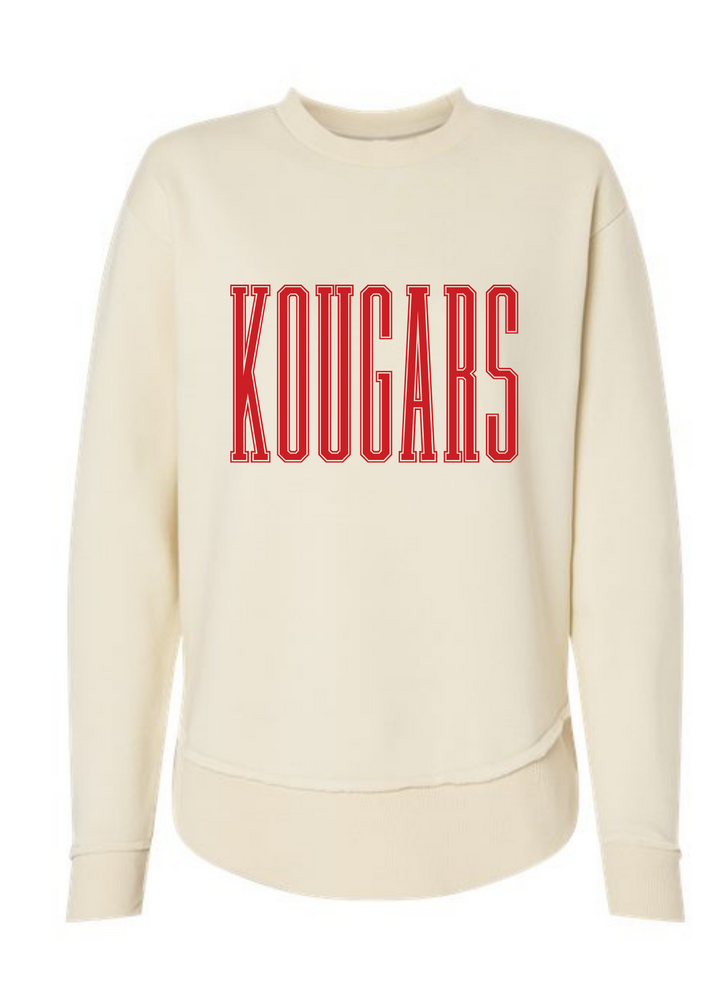 Kankakee Valley Kougars LAT Women's Weekend Crewneck Sweatshirt