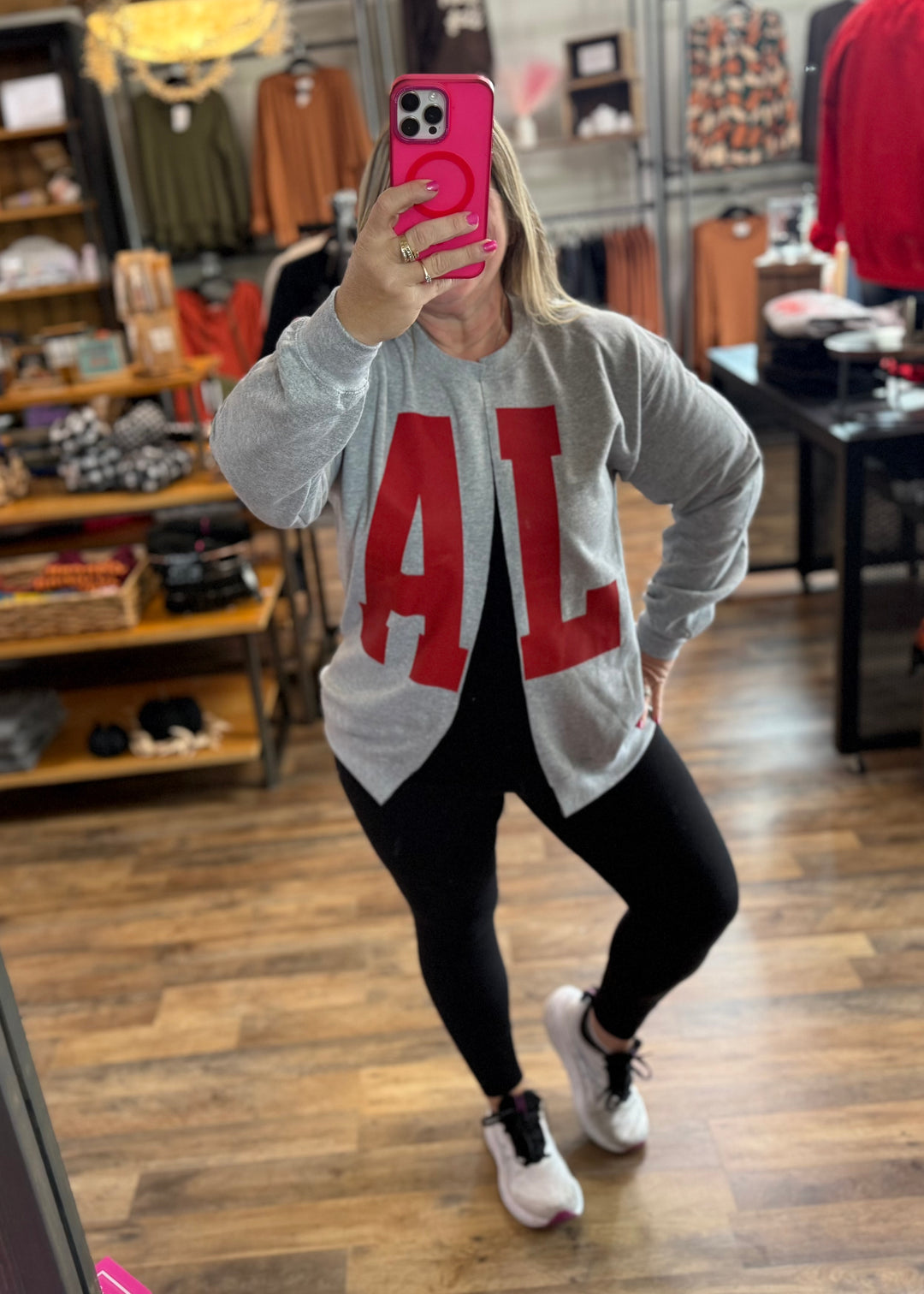 Alabama Split Sweatshirt Cardi - Made to Order