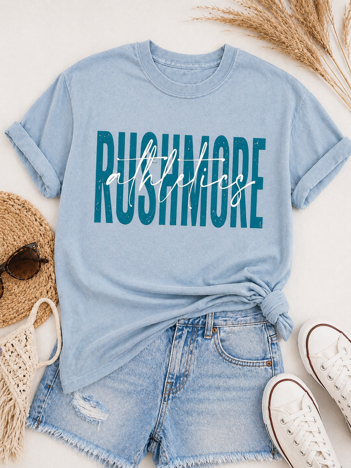 CURSIVE CENTER CUSTOM GRAPHIC TEE
