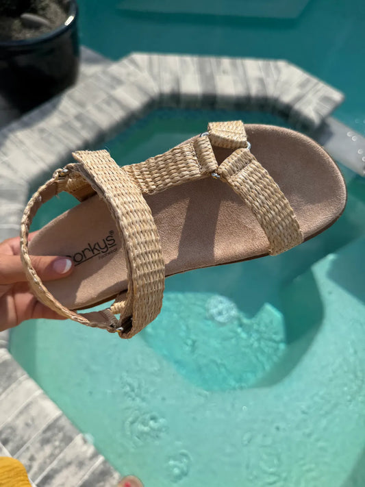 Give It A Go Rafia Sandals
