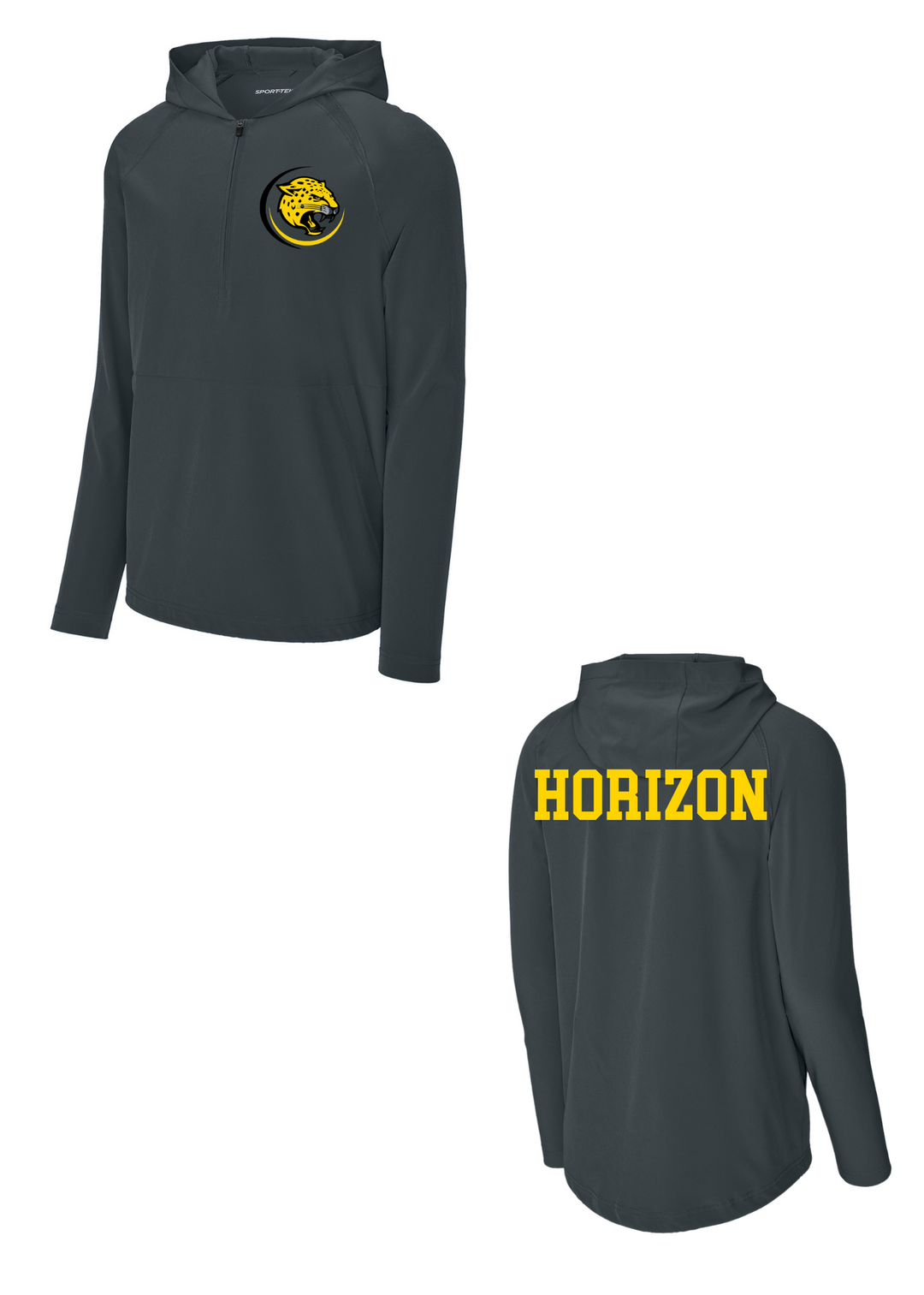 Horizon Jaguars Sport-Tek Half Zip Long Sleeve Hooded Jacket