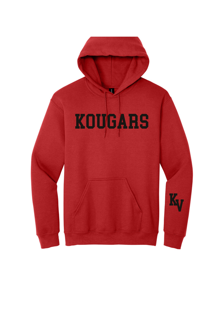 Kankakee Valley Kougars Hoodie with Sleeve Logo