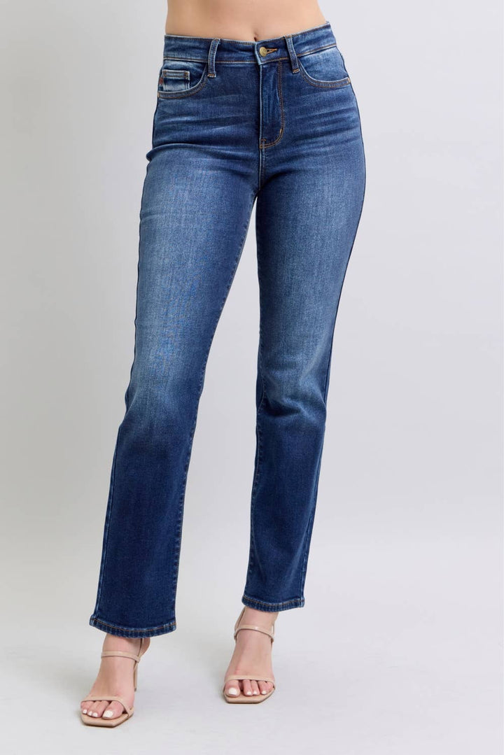 Judy Blue - JB82631 Vintage Wash Thermal Straight