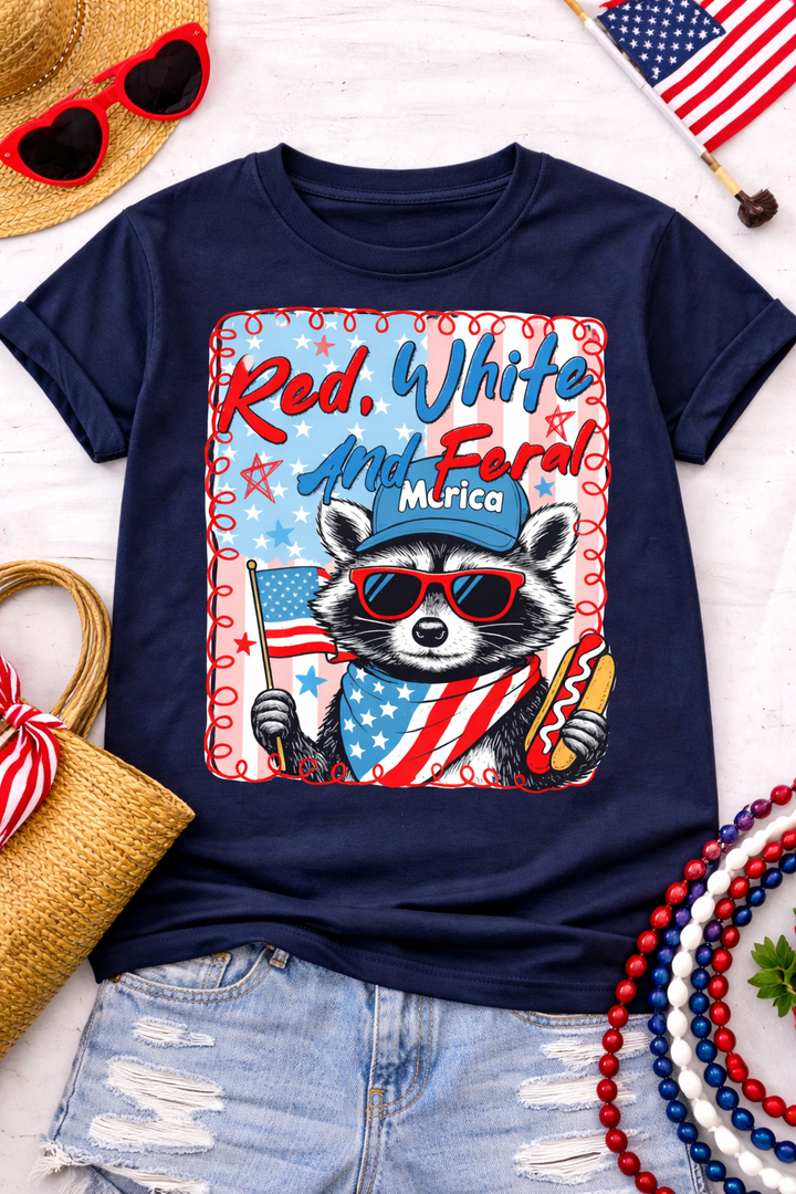 Feral USA Graphic Tee or Sweatshirt