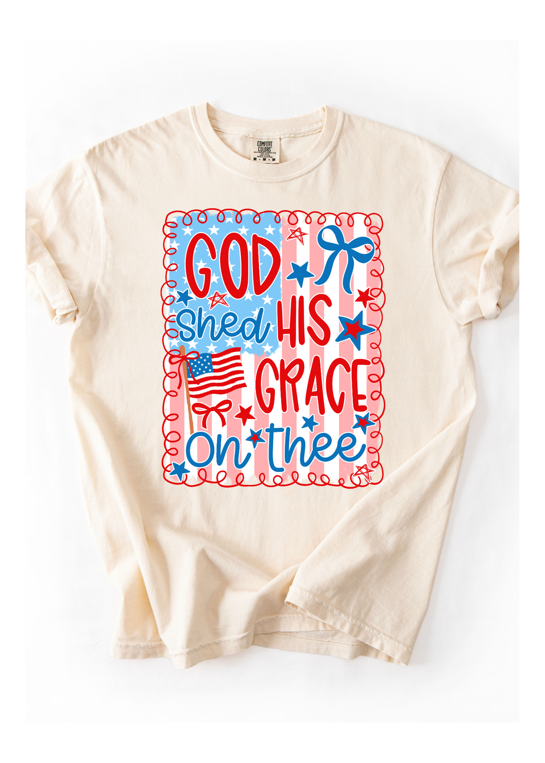 Shed His Grace Graphic Tee - Made to Order