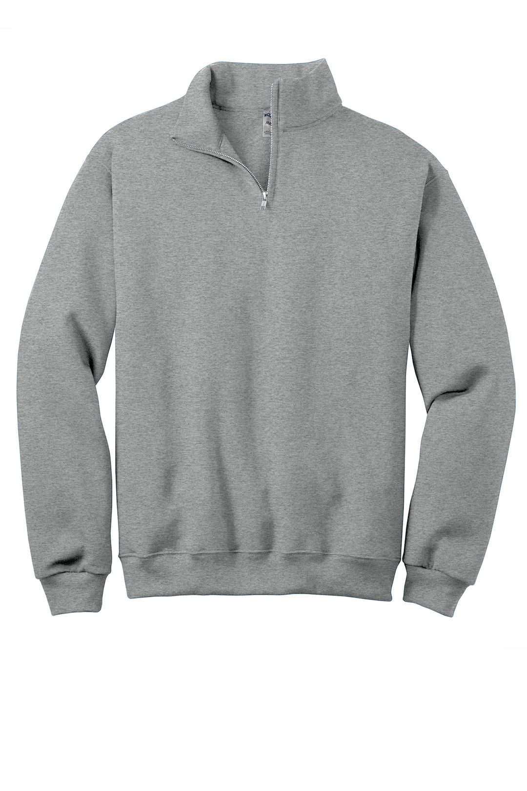 1/4 ZIP DISTRESSED BIG BACK WITH FRONT PRINT - CUSTOM