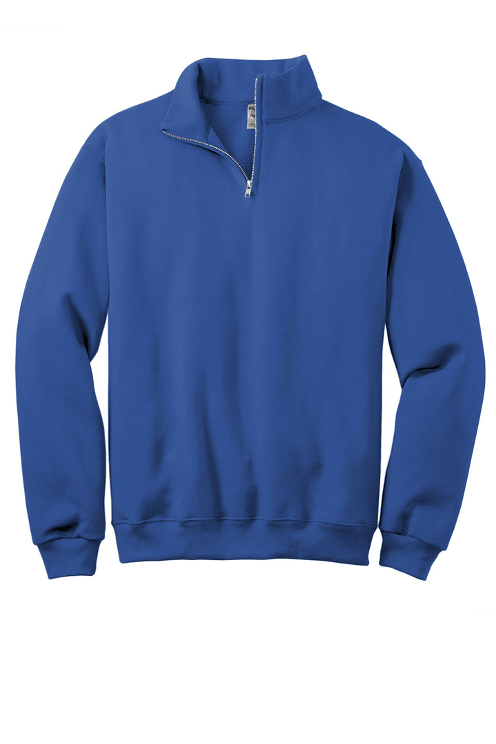 1/4 ZIP DISTRESSED BIG BACK WITH FRONT PRINT - CUSTOM
