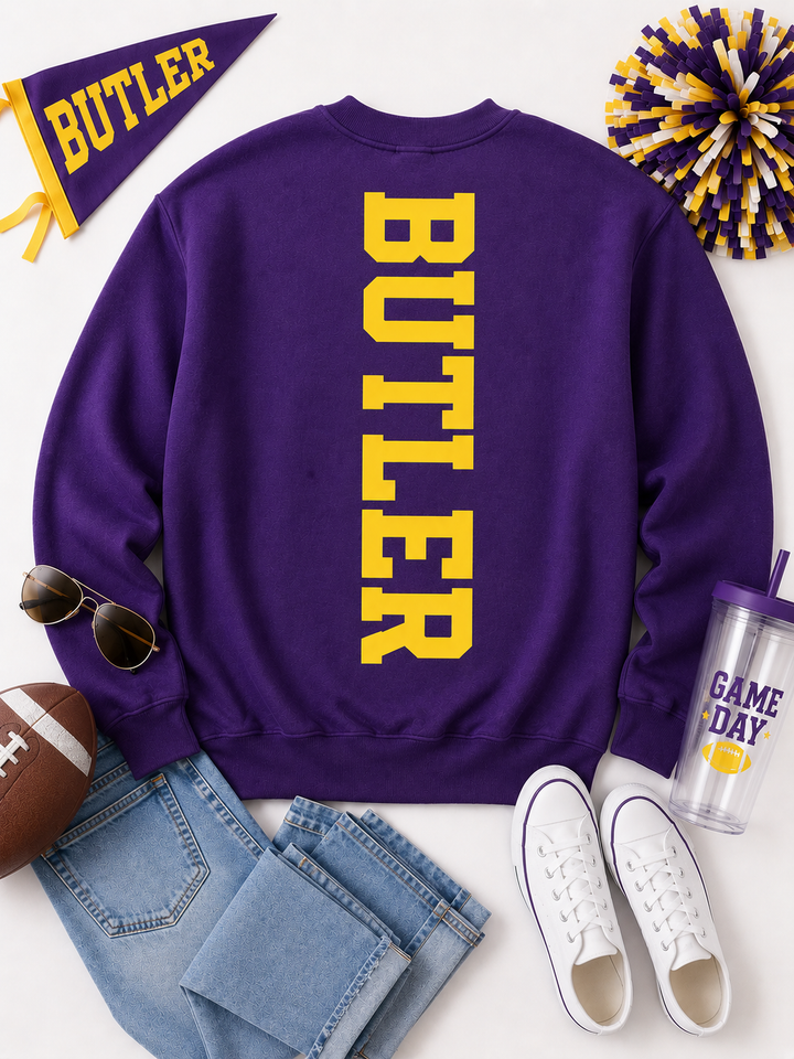 CUSTOM CENTER BIG BACK SWEATSHIRT