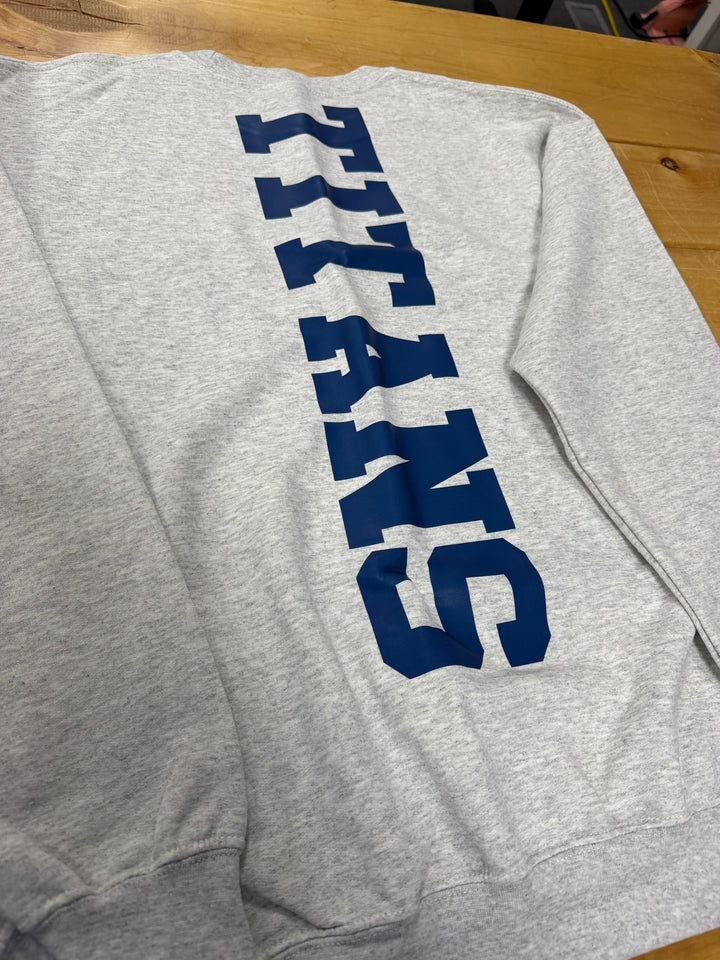 CUSTOM CENTER BIG BACK SWEATSHIRT