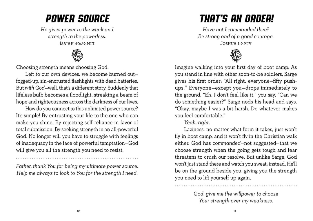 Choose Strong: 3-Minute Devotions for Teen Guys