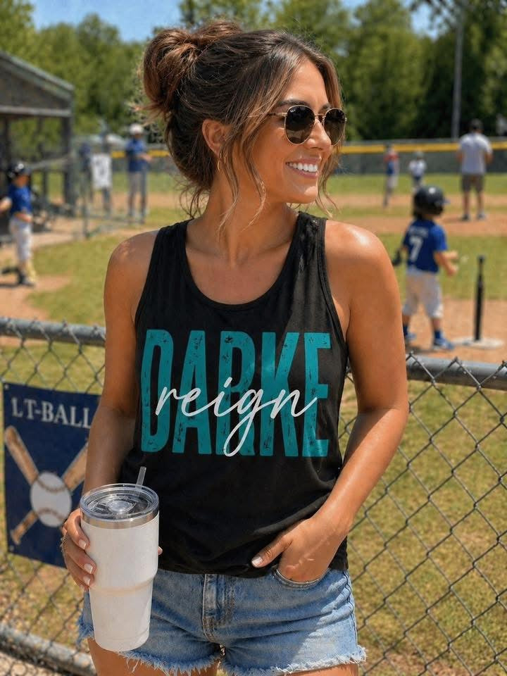 CURSIVE CENTER CUSTOM RELAXED TANK