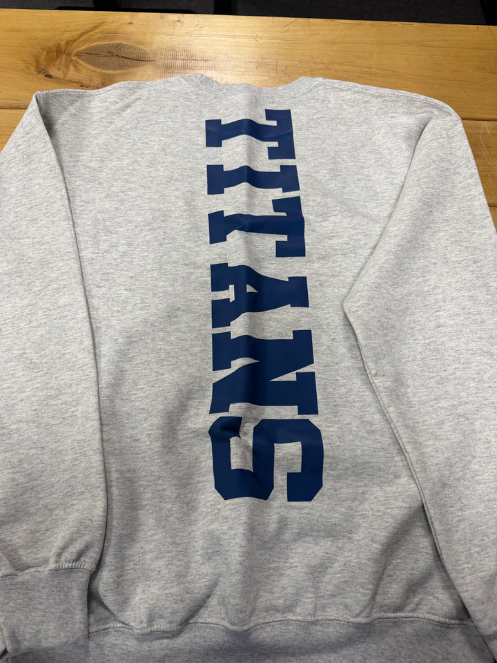 CUSTOM CENTER BIG BACK SWEATSHIRT