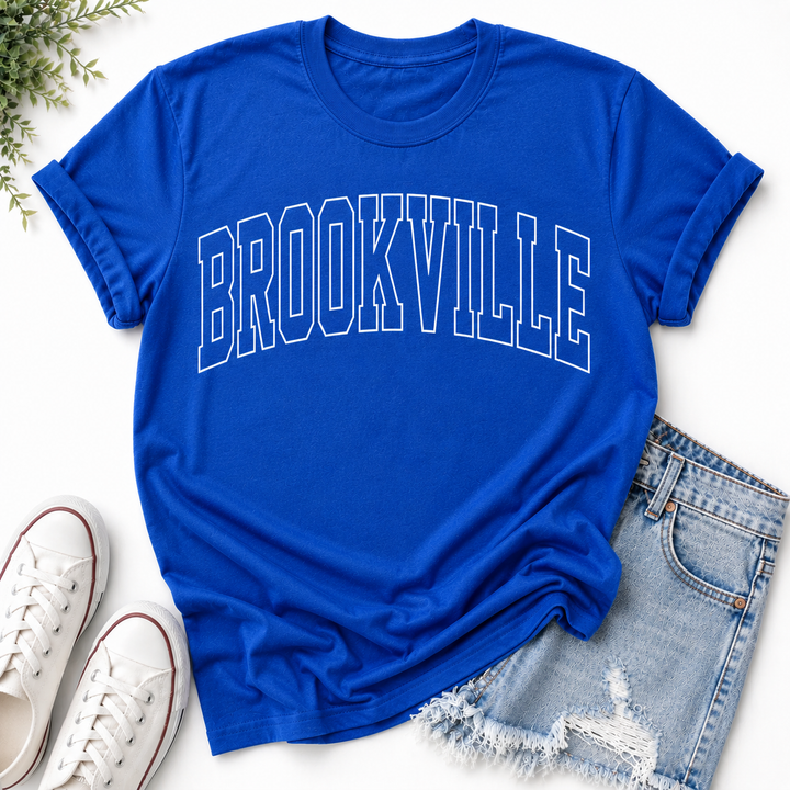 CUSTOM HOLLOW FONT GRAPHIC TEE