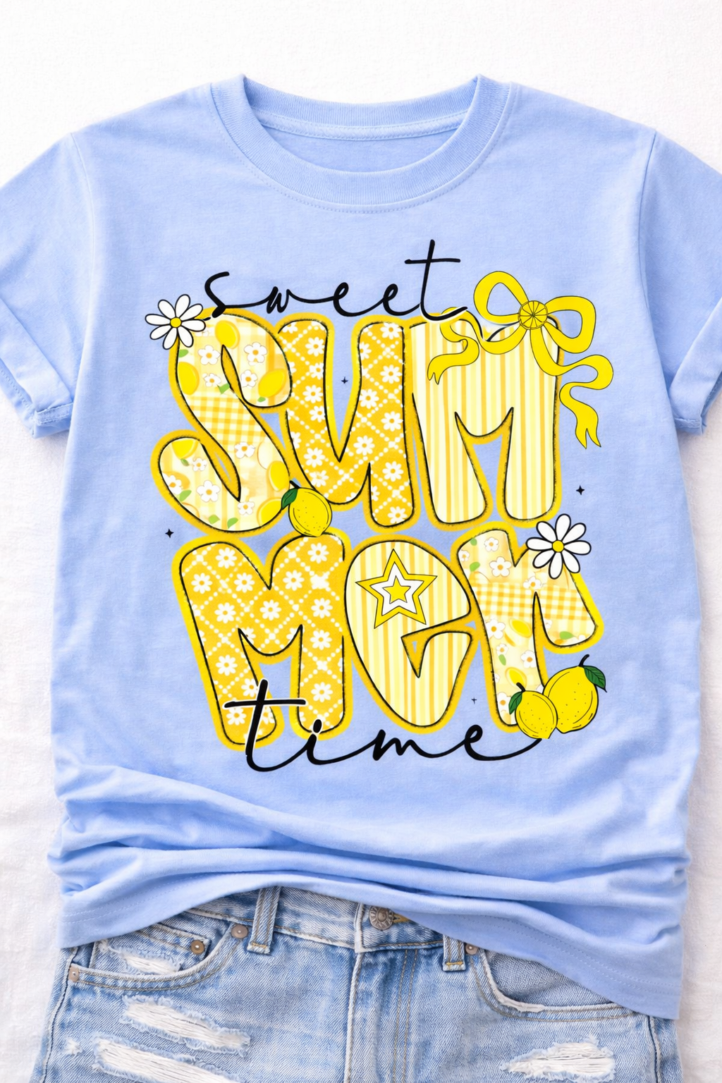 Sweet Summer Time Lemon Graphic Tee