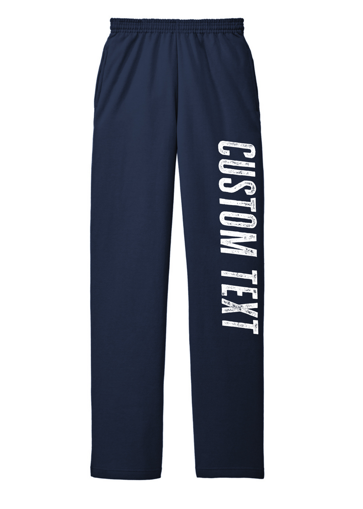 WIDELEG SWEATPANTS WITH CUSTOM TEXT