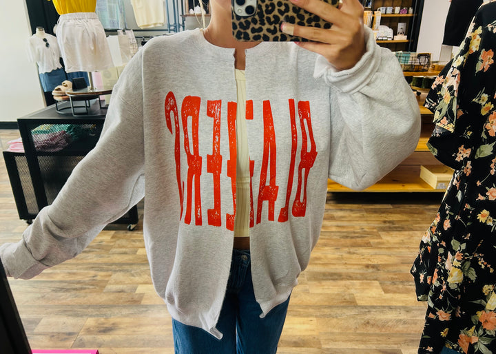 CUSTOM SPLIT SWEATSHIRT SCHOOL YOUTH OR ADULT- MADE TO ORDER