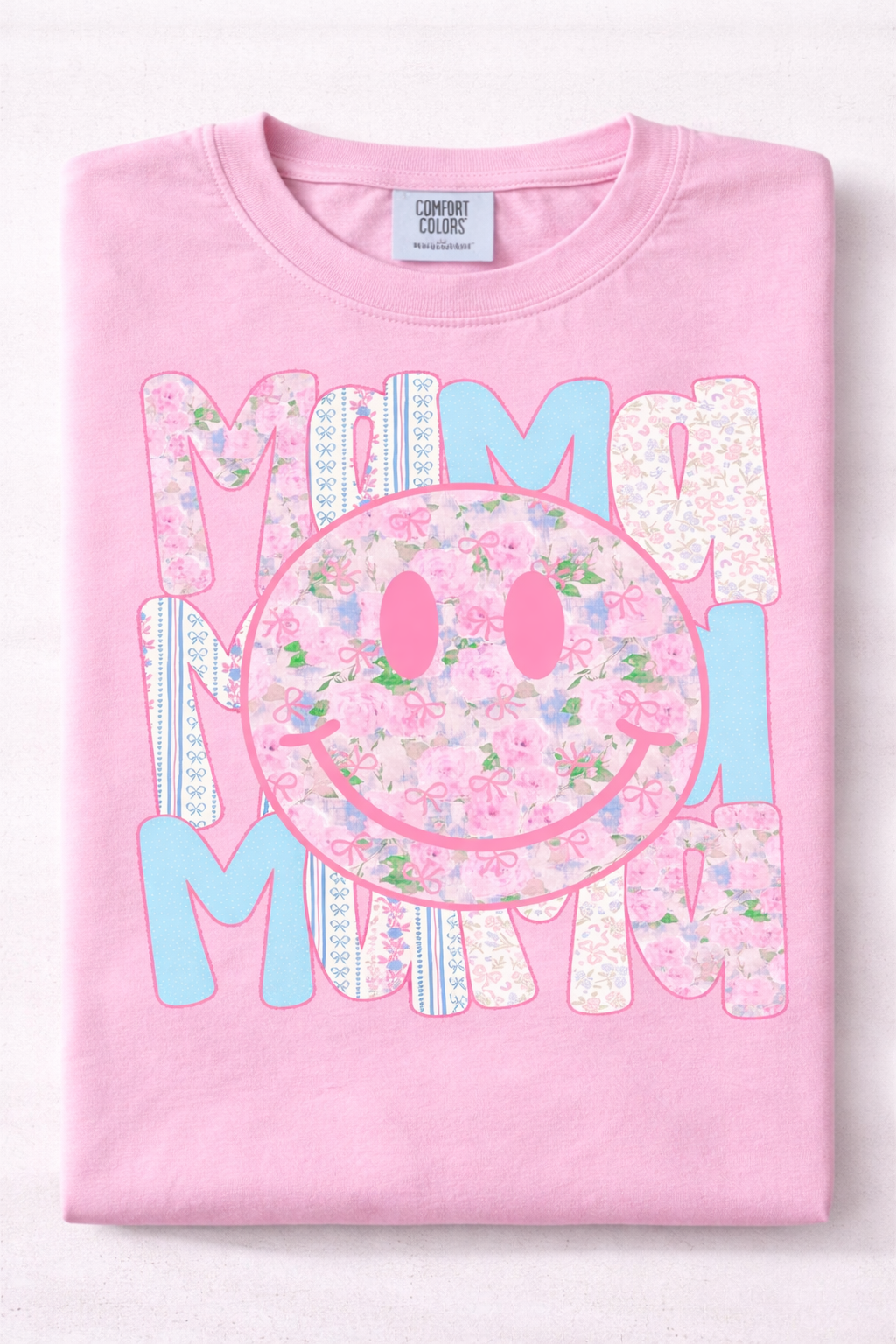 Preppy Mama Floral Coquette Graphic Tee