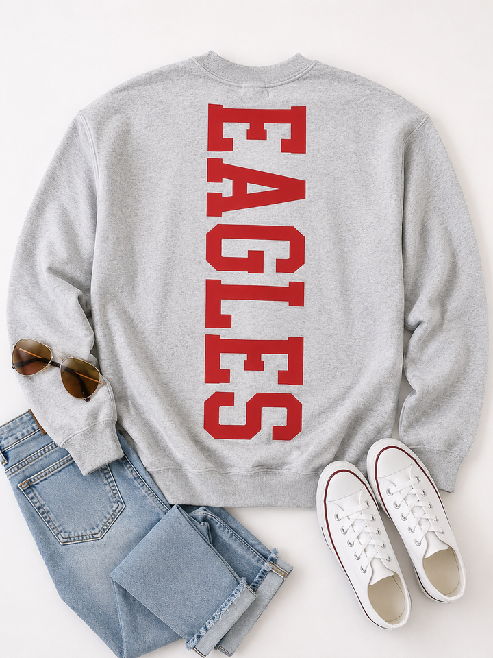 CUSTOM CENTER BIG BACK SWEATSHIRT