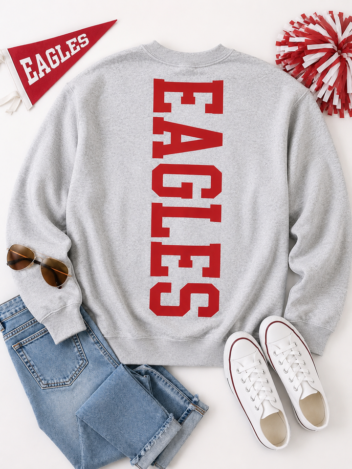 CUSTOM CENTER BIG BACK SWEATSHIRT