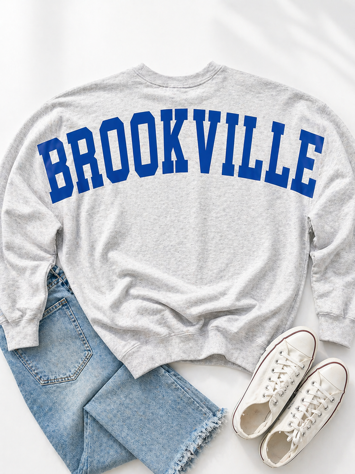 SOLID CUSTOM BIG BACK SWEATSHIRT