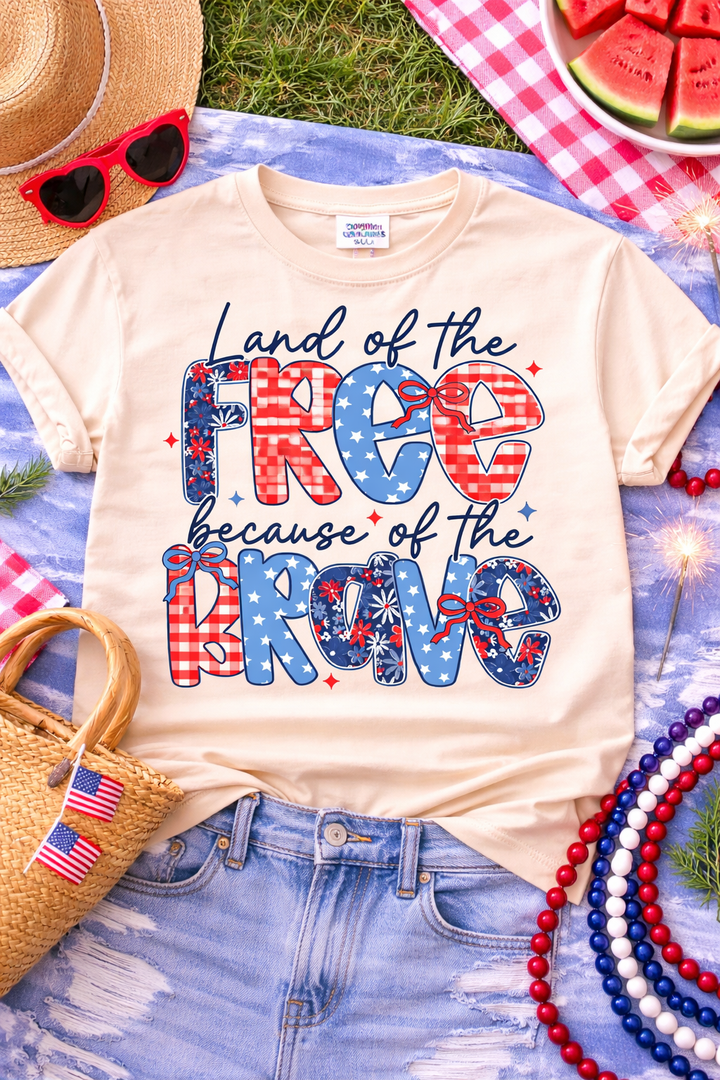 Land of the Free Graphic Tee or Sweatshirt