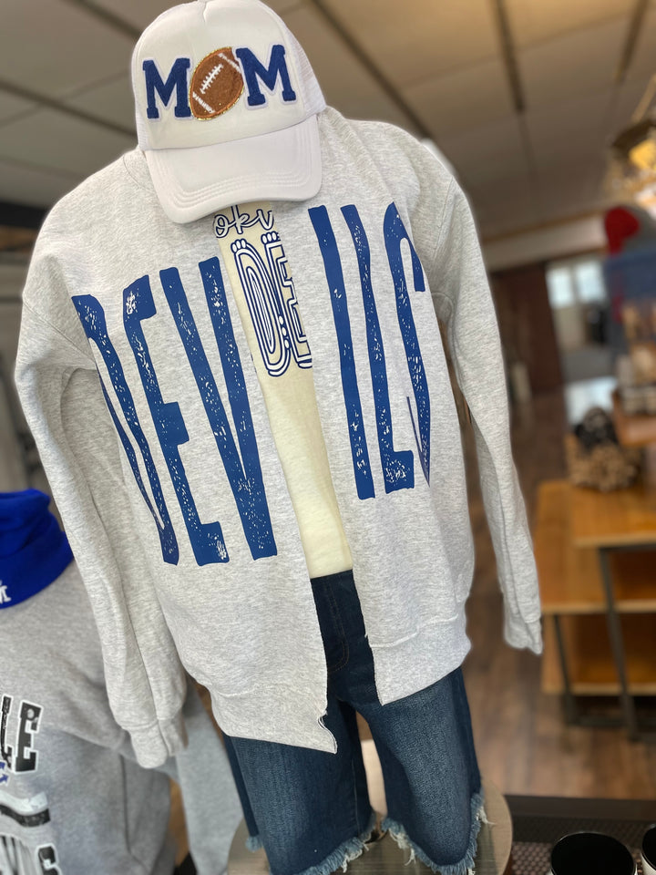 CUSTOM SPLIT SWEATSHIRT SCHOOL YOUTH OR ADULT- MADE TO ORDER