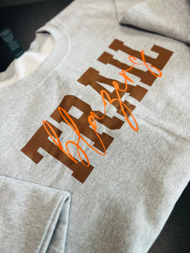 SOLID CUSTOM BLOCK FONT - YOUTH OR ADULT - MADE TO ORDER